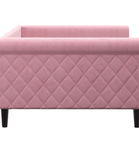 Tagesbett Rosa 100x200 cm Samt