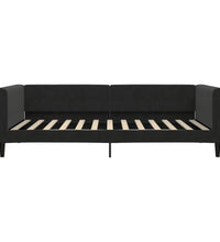 Tagesbett Schwarz 100x200 cm Samt