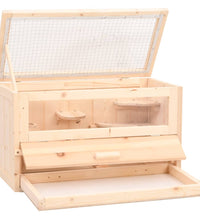 Hamsterkäfig 60x30x35 cm Massivholz Tanne