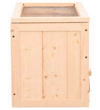 Hamsterkäfig 60x30x35 cm Massivholz Tanne