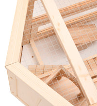 Hamsterkäfig 80x40x43 cm Massivholz Tanne