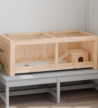 Hamsterkäfig 104x52x38 cm Massivholz Tanne