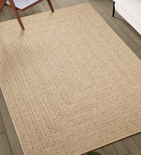 Teppich ZIZUR 200x290 cm Jute-Optik Indoor und Outdoor