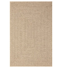 Teppich ZIZUR 200x290 cm Jute-Optik Indoor und Outdoor