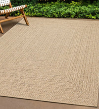 Teppich ZIZUR 200x290 cm Jute-Optik Indoor und Outdoor