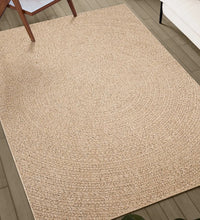 Teppich ZIZUR 160x230 cm Jute-Optik Indoor und Outdoor