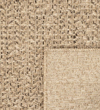 Teppich ZIZUR 160x230 cm Jute-Optik Indoor und Outdoor