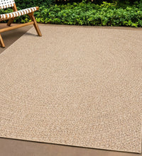 Teppich ZIZUR 160x230 cm Jute-Optik Indoor und Outdoor