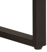 Couchtisch 100x54x40 cm Massivholz Mango und Eisen