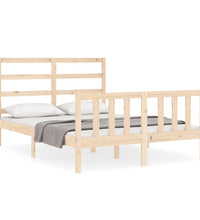 Massivholzbett ohne Matratze 140x190 cm Kiefernholz
