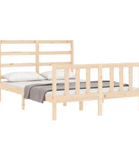 Massivholzbett ohne Matratze 140x190 cm Kiefernholz