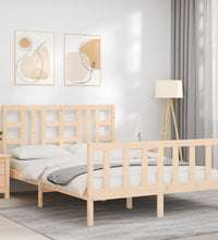Massivholzbett ohne Matratze 140x190 cm Kiefernholz
