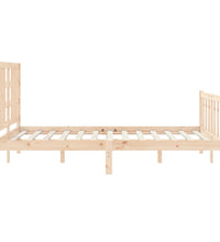 Massivholzbett ohne Matratze 140x190 cm Kiefernholz