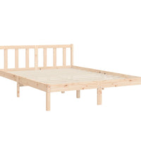 Massivholzbett ohne Matratze 140x190 cm Kiefernholz
