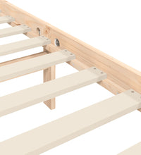 Massivholzbett ohne Matratze 140x190 cm Kiefernholz