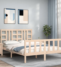 Massivholzbett ohne Matratze 140x190 cm Kiefernholz