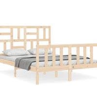 Massivholzbett ohne Matratze 140x190 cm Kiefernholz