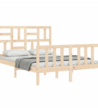 Massivholzbett ohne Matratze 140x190 cm Kiefernholz