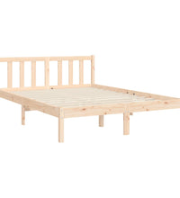 Massivholzbett ohne Matratze 140x190 cm Kiefernholz