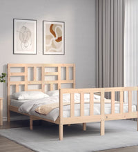 Massivholzbett ohne Matratze 140x190 cm Kiefernholz