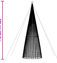 Weihnachtsbaum Kegelform 1544 LEDs Warmweiß 500 cm