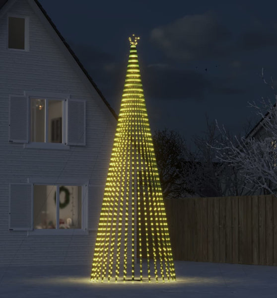 Weihnachtsbaum Kegelform 1544 LEDs Warmweiß 500 cm