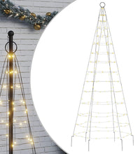 LED-Weihnachtsbaum für Fahnenmast 200 LEDs Warmweiß 180 cm