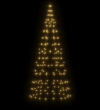 LED-Weihnachtsbaum für Fahnenmast 200 LEDs Warmweiß 180 cm