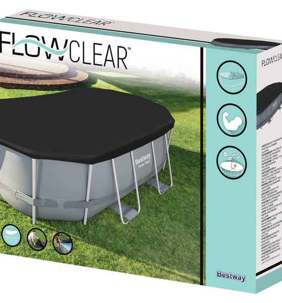 Flowclear Poolabdeckung 418x230 cm