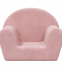 Kindersofa Rosa Weich Plüsch