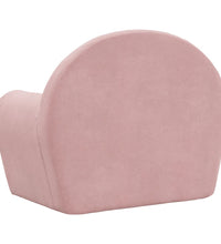 Kindersofa Rosa Weich Plüsch