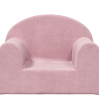 Kindersofa Rosa Weich Plüsch