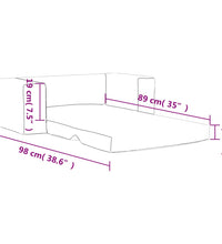 Kinder-Schlafsofa 2-Sitzer Rosa Weicher Plüsch