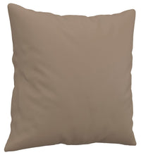 2-Sitzer-Sofa mit Zierkissen Cappuccino-Braun 120 cm Kunstleder