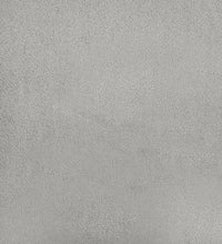 Sessel mit Hocker Hellgrau 60 cm Mikrofasergewebe