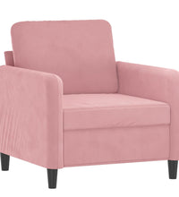 3-tlg. Sofagarnitur Rosa Samt