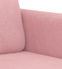 3-tlg. Sofagarnitur Rosa Samt