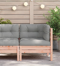Garten-Ecksofa mit Kissen Massivholz Douglasie
