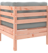 Garten-Ecksofa mit Kissen Massivholz Douglasie