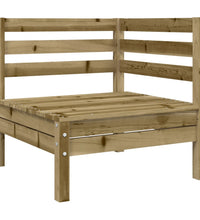 Garten-Ecksofa mit Kissen Kiefernholz Imprägniert