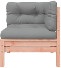 Garten-Ecksofa mit Kissen 2 Stk. Massivholz Douglasie