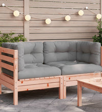 Garten-Ecksofa mit Kissen 2 Stk. Massivholz Douglasie