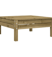 Gartenhocker mit Kissen Kiefernholz Imprägniert