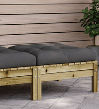 Gartenhocker mit Kissen Kiefernholz Imprägniert