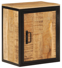 Badschrank 40x30x50 cm Massivholz Mango und Eisen