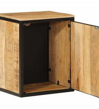 Badschrank 40x30x50 cm Massivholz Mango und Eisen