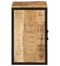 Badschrank 40x30x50 cm Massivholz Mango und Eisen