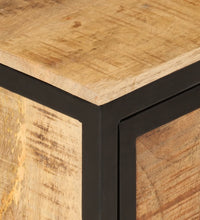 Badschrank 40x30x50 cm Massivholz Mango und Eisen