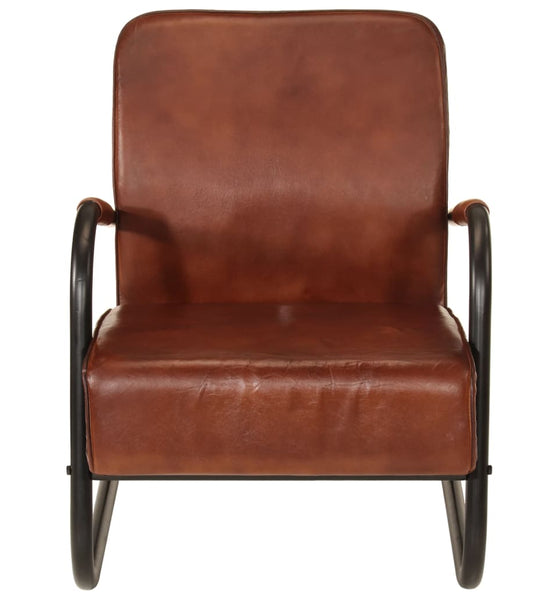 Sessel Braun Echtleder