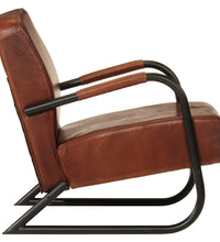 Sessel Braun Echtleder